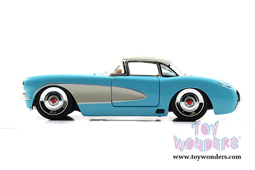 Jada Toys Bigtime Muscle - Chevy Corvette Hardtop (1957, 1/24 scale diecast model car, Asstd.) 98203DP1