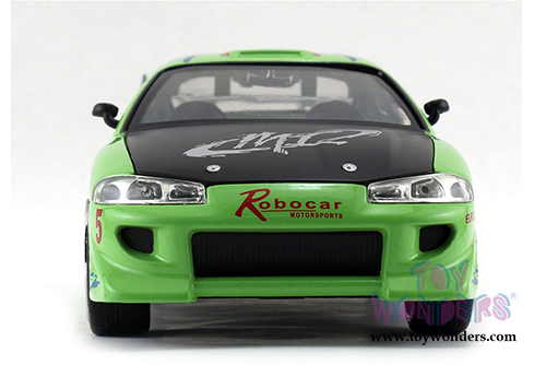 Jada Toys Fast & Furious - Brian's Mitsubishi Eclipse Hardtop (1995, 1/24 scale diecast model car, Lime Green) 98205DP1