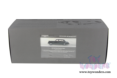 Paragon - Rolls Royce Phantom V Hard Top (1964, 1/18 scale diecast model car, Black) 98213BK