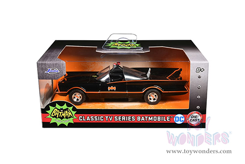 Jada Toys - Metals Die Cast | 1966 Classic TV Series Batmobile™ (1/32, diecast model car, Black) 98225/24