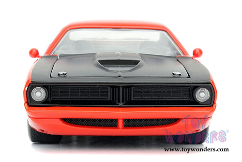 Jada Toys Bigtime Muscles - Plymouth Barracuda Hardtop (1973, 1/24 scale diecast model car, Asstd.) 98235WA1