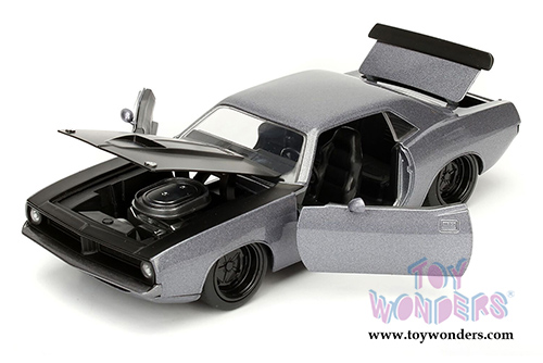Jada Toys Bigtime Muscles - Plymouth Barracuda Hardtop (1973, 1/24 scale diecast model car, Asstd.) 98235WA1