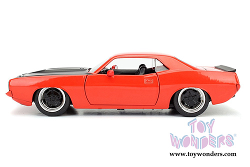 Jada Toys Bigtime Muscles - Plymouth Barracuda Hardtop (1973, 1/24 scale diecast model car, Asstd.) 98235WA1