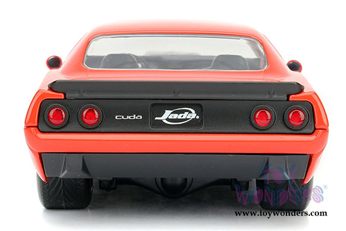 Jada Toys Bigtime Muscles - Plymouth Barracuda Hardtop (1973, 1/24 scale diecast model car, Asstd.) 98244DP1