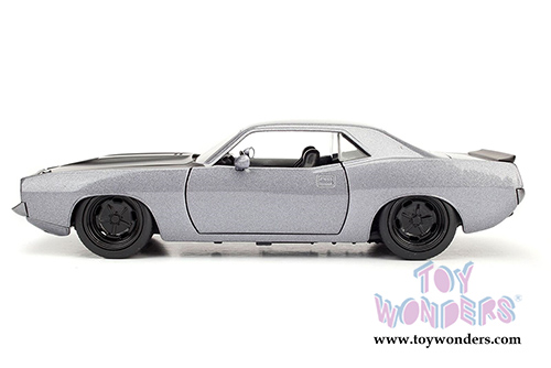 Jada Toys Bigtime Muscles - Plymouth Barracuda Hardtop (1973, 1/24 scale diecast model car, Asstd.) 98244DP1
