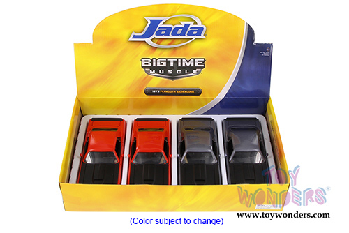 Jada Toys Bigtime Muscles - Plymouth Barracuda Hardtop (1973, 1/24 scale diecast model car, Asstd.) 98244DP1