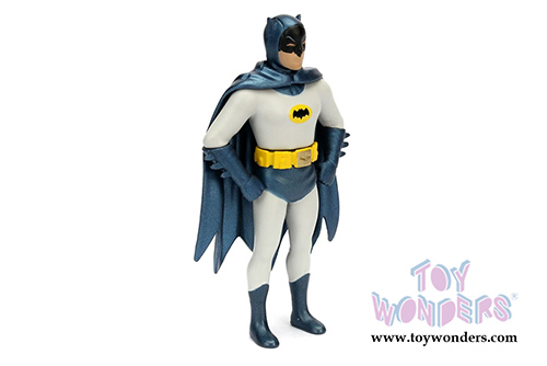 Jada Toys - Metals Die Cast | 1966 Classic TV Series Batmobile™ with Batman™ and Robin figures (1/24, diecast model car, Black) 98259/4