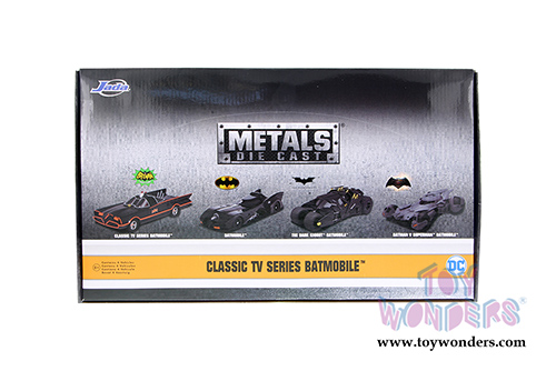 Jada Toys - Metals Die Cast | 1966 Classic TV Series Batmobile&trade; (1/24, diecast model car, Black) 98262