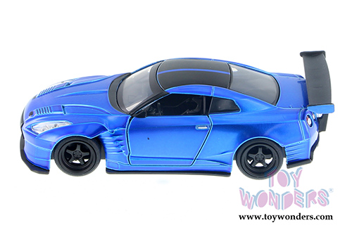 Jada Toys Fast & Furious - Brian's Nissan GT-R R35 Bensopra F8 "The Fate of the Furious" Movie (2009, 1/32 scale diecast model car, Primer Candy Blue) 98270