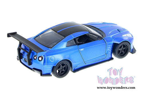Jada Toys Fast & Furious - Brian's Nissan GT-R R35 Bensopra F8 "The Fate of the Furious" Movie (2009, 1/32 scale diecast model car, Primer Candy Blue) 98270