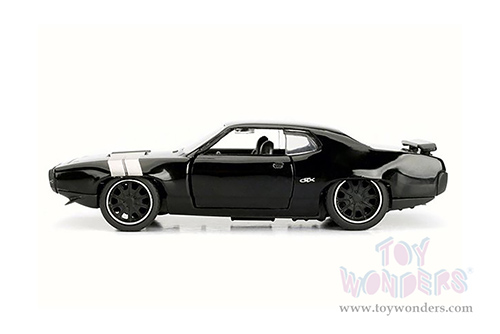 Jada Toys Fast & Furious - Dom's Plymouth GTX Hardtop (1/32 scale diecast model car, Black) 98300/24
