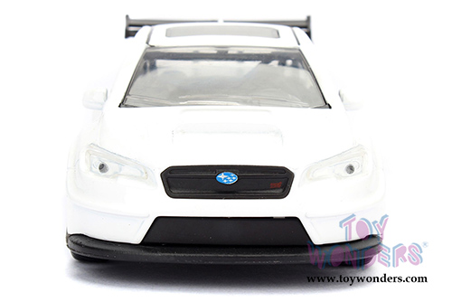 Jada Toys Fast & Furious - Mr. Little Nobody's Subaru WRX STI  F8 "The Fate of the Furious" Movie (1/32 scale diecast model car, White) 98305
