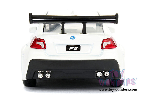 Jada Toys Fast & Furious - Mr. Little Nobody's Subaru WRX STI  F8 "The Fate of the Furious" Movie (1/32 scale diecast model car, White) 98305