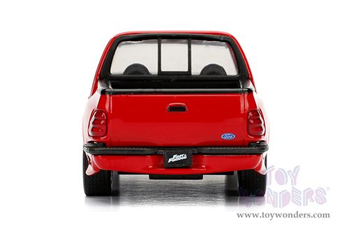 Jada Toys Fast & Furious - Brian's Ford F-150 SVT Lightning F8 "The Fate of the Furious" Movie (1999, 1/32 scale diecast model car, Red) 98320