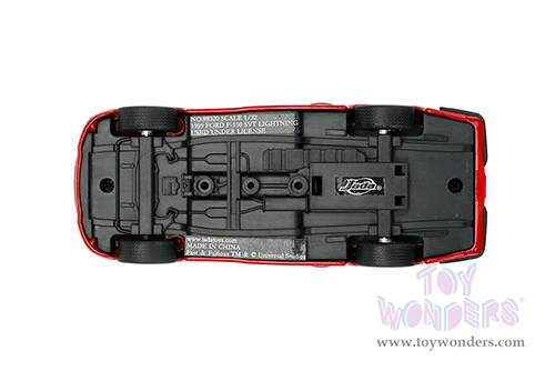 Jada Toys Fast & Furious - Brian's Ford F-150 SVT Lightning F8 "The Fate of the Furious" Movie (1999, 1/32 scale diecast model car, Red) 98320