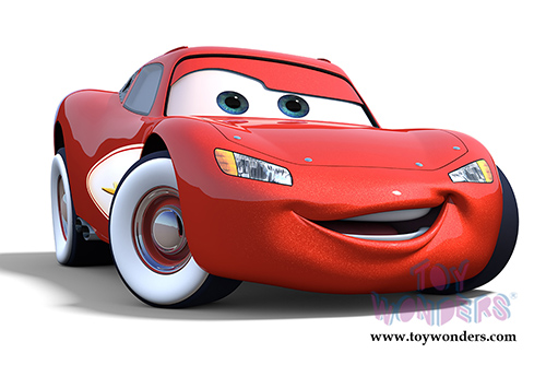 Jada Toys - Disney Pixar CARS | Cruising Lightning McQueen (1/24 diecast model toy, Red) 98354