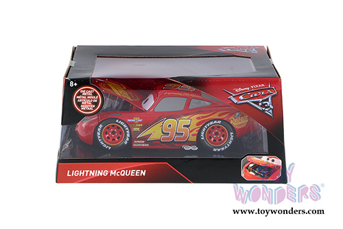 Jada Toys - Disney Pixar CARS 3 | Lightning McQueen (1/24 diecast model toy, Red) 98365
