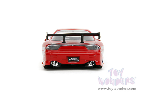 Jada Toys Fast & Furious - Dom's Mazda RX-7 F8 "The Fate of the Furious" Movie (1/32 scale diecast model car, Red) 98377