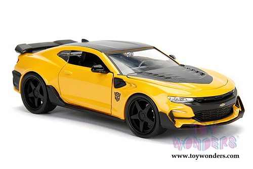 Jada Toys - Metals Die Cast | TRANSFORMERS 5 Chevy&reg; Camaro&reg; Bumblebee&reg; (2016, 1/24, diecast model car, Yellow w/Black) 98399