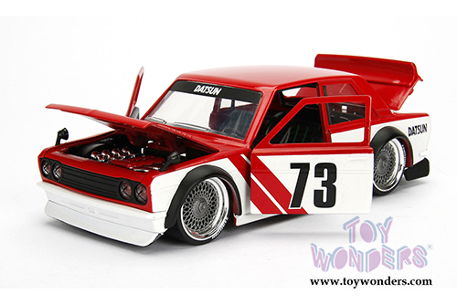 Jada Toys - Metals Die Cast | JDM Tuners&trade; Datsun 510 Wide Body #73 (1973, 1/24, diecast model car, Asstd.) 98556DP1
