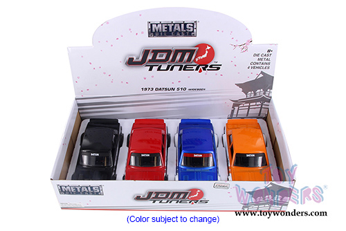 Jada Toys - Metals Die Cast | JDM Tuners&trade; Datsun 510 Wide Body #73 (1973, 1/24, diecast model car, Asstd.) 98556DP1
