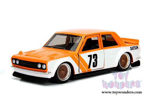 Jada Toys - Metals Die Cast | JDM Tuners&trade; Datsun 510 Widebody #73 (1973, 1/32, diecast model car, Asstd.) 98562DP1