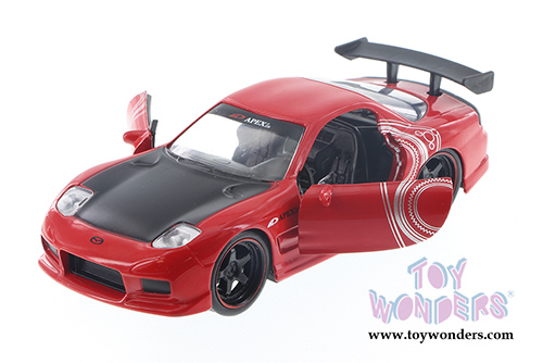 Jada Toys - Metals Die Cast | JDM Tuners&trade; Mazda RX-7 Hardtop (1993, 1/32, diecast model car, Asstd.) 98563DP1