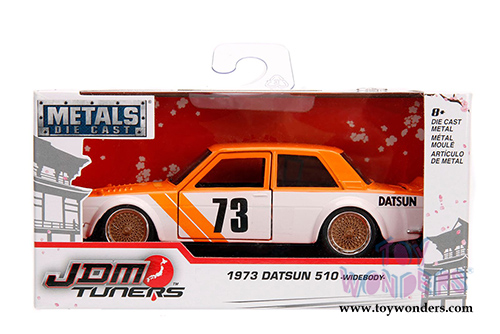 Jada Toys - Metals Die Cast | JDM Tuners&trade; Datsun 510 Widebody #73 (1973, 1/32, diecast model car, Asstd.) 98572WA1