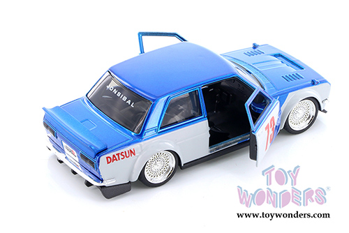 Jada Toys - Metals Die Cast | JDM Tuners&trade; Datsun 510 Widebody #73 (1973, 1/32, diecast model car, Asstd.) 98572WA1