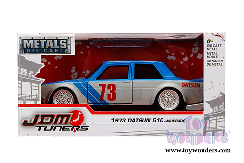 Jada Toys - Metals Die Cast | JDM Tuners&trade; Datsun 510 Widebody #73 (1973, 1/32, diecast model car, Asstd.) 98572WA1