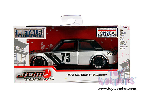 Jada Toys - Metals Die Cast | JDM Tuners&trade; Datsun 510 Widebody #73 (1973, 1/32, diecast model car, Asstd.) 98572WA1