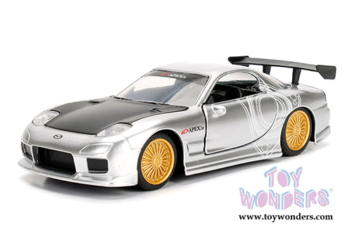 Jada Toys - Metals Die Cast | JDM Tuners&trade; Mazda RX-7 Hardtop (1993, 1/32, diecast model car, Asstd.) 98573WA1