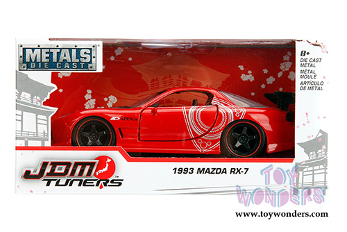 Jada Toys - Metals Die Cast | JDM Tuners&trade; Mazda RX-7 Hardtop (1993, 1/32, diecast model car, Asstd.) 98573WA1
