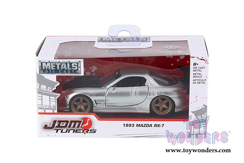 Jada Toys - Metals Die Cast | JDM Tuners&trade; Mazda RX-7 Hardtop (1993, 1/32, diecast model car, Asstd.) 98573WA1