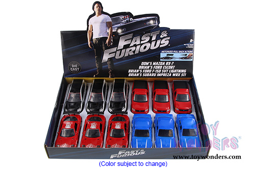 Jada Toys Fast & Furious - F8 Assortment "The Fate of the Furious" Movie (1/32 scale diecast model car, Asstd.) 98674DP4