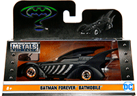 Jada Toys - Metals Die Cast | 1995 Batman Forever™ Batmobile™ (1/32, diecast model car, Black) 98717