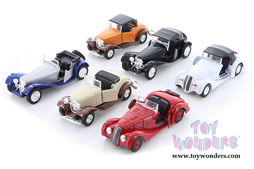 Welly - Old Timer Collection (1/34 - 1/39 scale diecast model car, Asstd.) 98870D