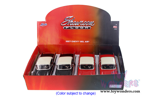 Jada Toys Showroom Floor - Chevy Bel Air&reg; Hardtop (1957, 1/24 scale diecast model car, Asstd.) 98894D
