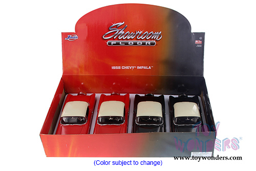 Jada Toys Showroom Floor - Chevy Impala Hardtop (1958, 1/24 scale diecast model car, Asstd.) 98897D