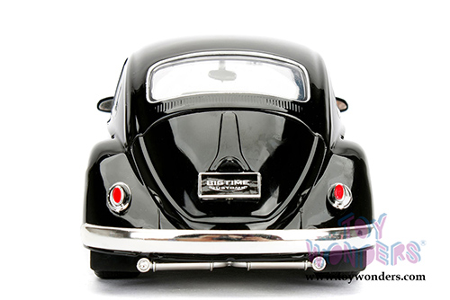 Jada Toys - Metals Die Cast Bigtime Kustoms | Volkswagen Beetle Hardtop (1959, 1/24 scale diecast model car, Black) 99021