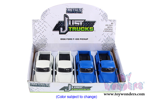 Jada Toys - Metals Die Cast Just Trucks | Ford F100 Pickup (1956, 1/24 scale diecast model car, Asstd.) 99045DP1