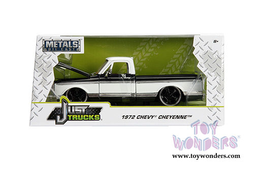 Jada Toys - Metals Die Cast Just Trucks | Chevy Cheyenne Pickup (1972, 1/24 scale diecast model car, Asstd.) 99046WA1