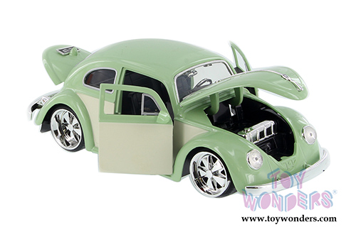 Jada Toys - Metals Die Cast Bigtime Kustoms | Volkswagen Beetle Hard Top (1959, 1/24 scale diecast model car, Asstd.) 99049DP1