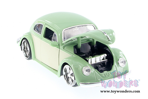 Jada Toys - Metals Die Cast Bigtime Kustoms | Volkswagen Beetle Hard Top (1959, 1/24 scale diecast model car, Asstd.) 99049DP1