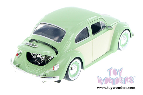 Jada Toys - Metals Die Cast | Bigtime Kustoms Volkswagen Beetle Hardtop (1959, 1/24 scale diecast model car, Asstd.) 99054D