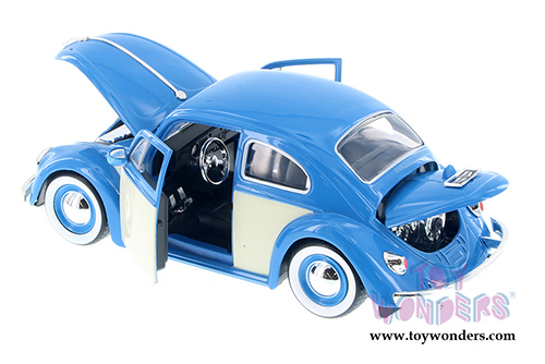 Jada Toys - Metals Die Cast | Bigtime Kustoms Volkswagen Beetle Hardtop (1959, 1/24 scale diecast model car, Asstd.) 99054D