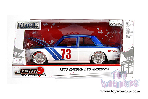 Jada Toys - Metals Die Cast | JDM Tuners&trade; Datsun 510 Widebody #73 (1973, 1/24, diecast model car, Asstd.) 99094WA1