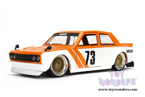 Jada Toys - Metals Die Cast | JDM Tuners&trade; Datsun 510 Widebody #73 (1973, 1/24, diecast model car, Asstd.) 99094WA1