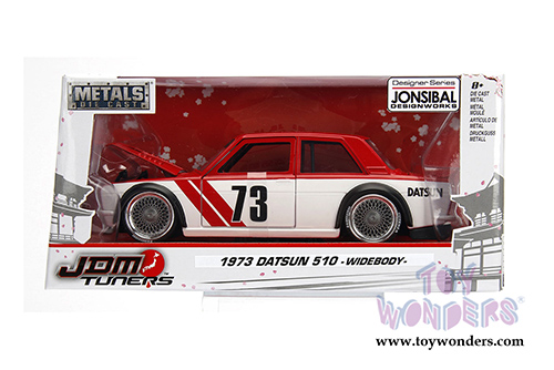 Jada Toys - Metals Die Cast | JDM Tuners&trade; Datsun 510 Widebody #73 (1973, 1/24, diecast model car, Asstd.) 99094WA1