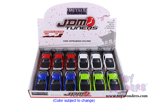 Jada Toys - Metals Die Cast | JDM Tuners&trade; Mitsubishi Eclipse Hardtop (1995, 1/32, diecast model car, Asstd.) 99130DP1